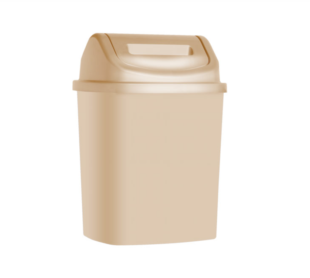 PAPELERA/BASURERO PLAS 12 LT MYR 1825