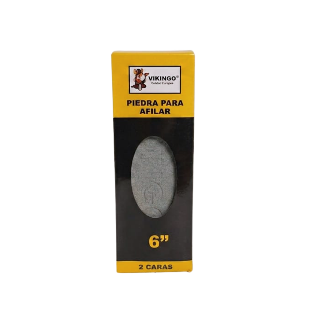 PIEDRA AFILAR DOS CARAS 6" VIKINGO 8390/AT-376