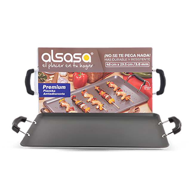 PLANCHA ANTIAD RECT 48X29.5 CM 3.75 MM ALSASA ANT0125058