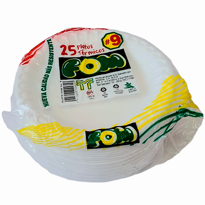 PLATO DESE 9 FOM S/DIV BL 25 UN BODEPA 24357