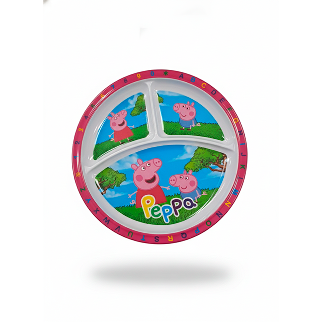 PLATO MELA RED DECO INFANTIL C/3 DIV 8008