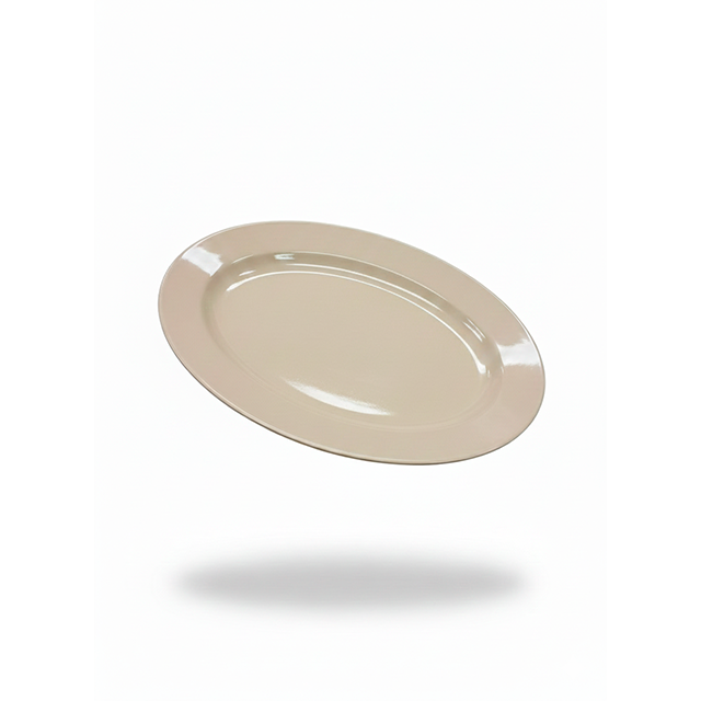 PLATON MELA OVALADO 11.5" BEIGE PL11.5 906126