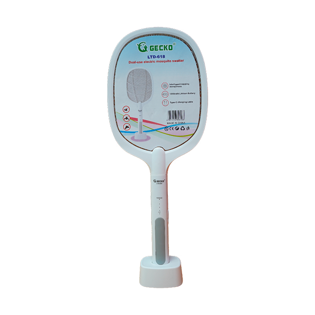 RAQUETA MATA MOSQ RECARG C/UV C/BASE BOL