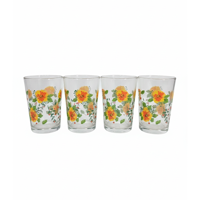 SET 4 VASOS VID 16 OZ DECO PRISMA NGW-2030/2032