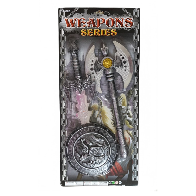 SET ESPADA C/ESCUDO RED CART BB-02-8106