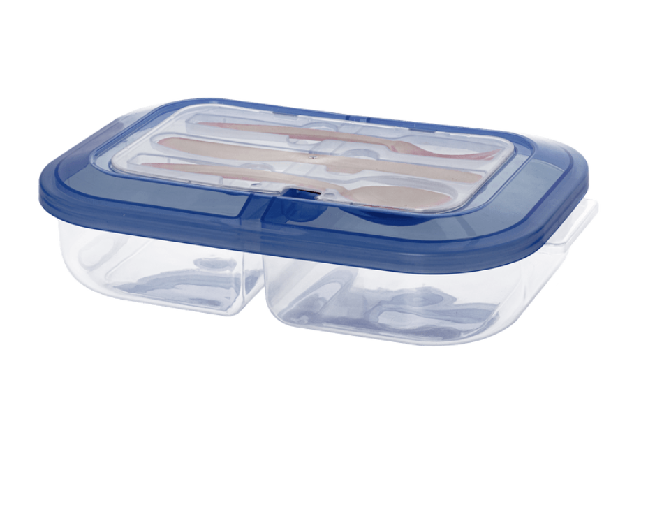 TAPER PLAS REC 2 DIV C/CUBIERTOS MYR 1894