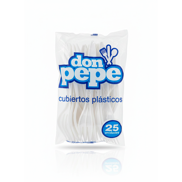 TENEDOR DESE 25 PZ GDE DON PEPE TGPP-1025