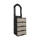 TOCADOR PLAS RATAN 4GAV ESP BEI C/LUZ/ENCH GLAMOUR SANCHIA