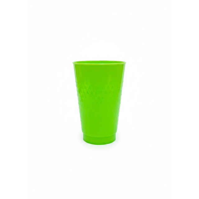 VASITO PLAS 9 OZ COLORES SPARTA 0430