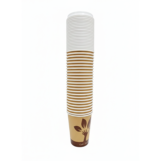 VASO CARTON 12 OZ P/CAFE C/T DECO 25 PZ