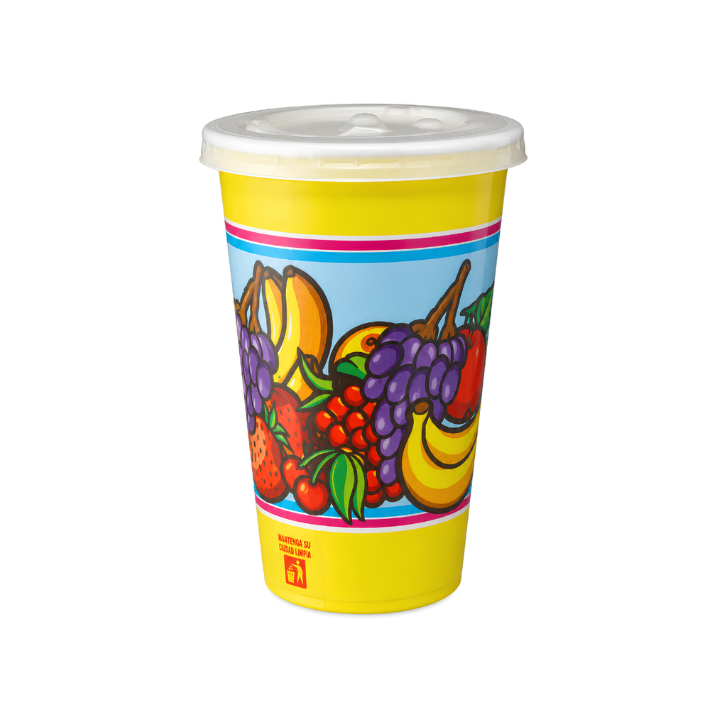 VASO CARTON 16 OZ 50 PZ DECO C/T