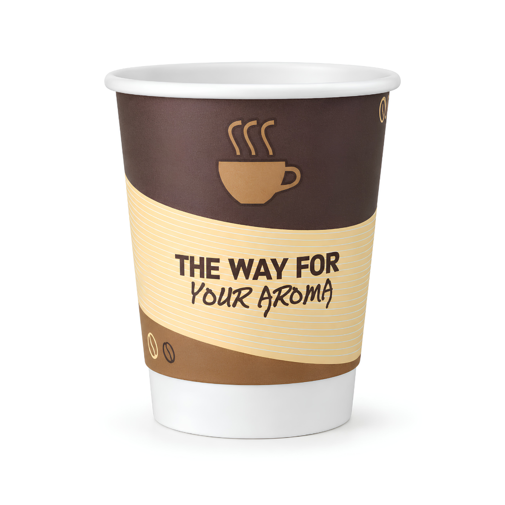 VASO CARTON 8 ONZ P/CAFE 25 UN DOBLE PARED