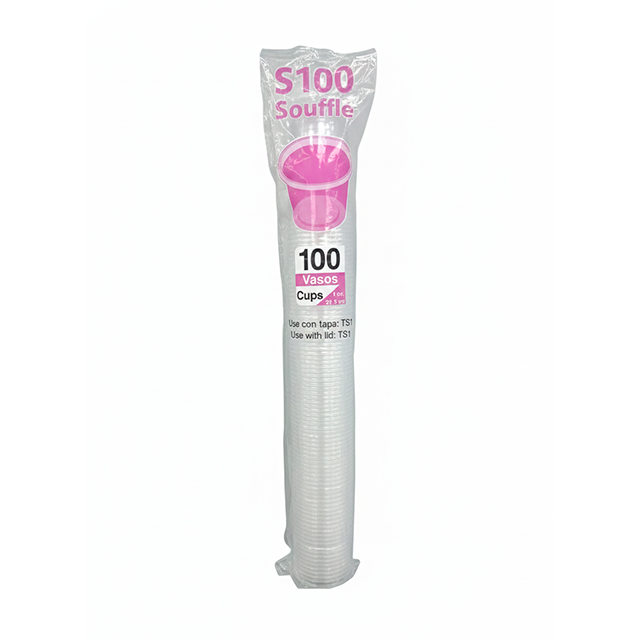 VASO DESE 1 OZ TRANS PAQ 100 INIX S100