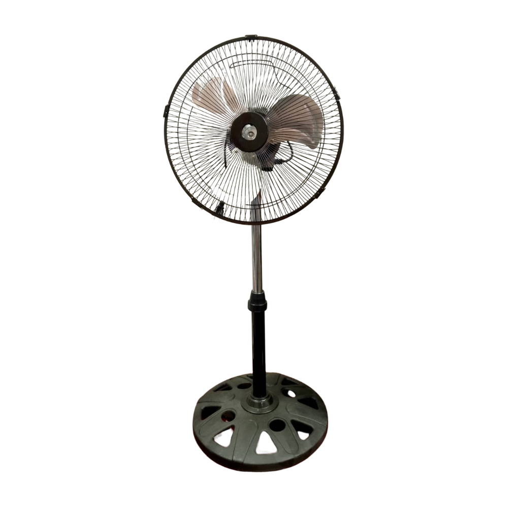 VENTILADOR PEDESTAL 12" 360° ASPA METAL NG DRAGON 28134N