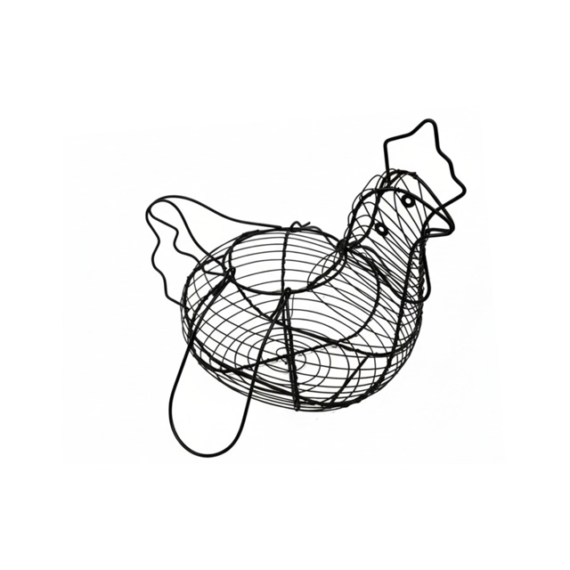 ORGANIZADOR/CESTA P/HUEVOS GALLINA 32.5X19X26 CM NG 739-04064