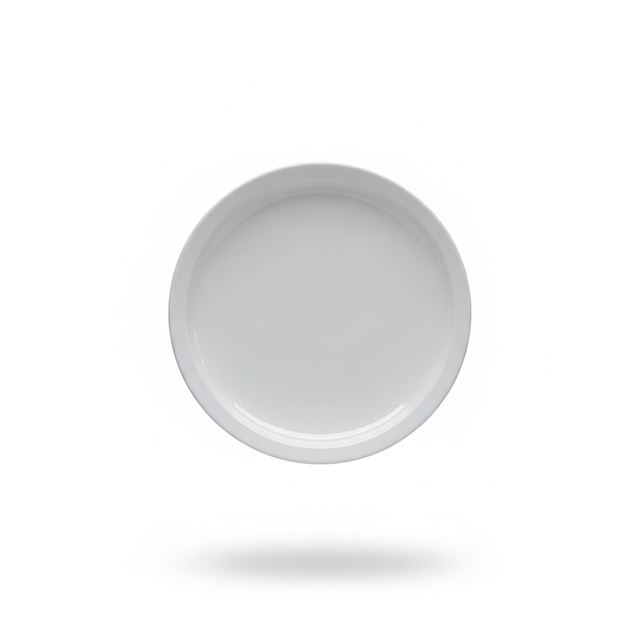 PLATO MELA RED 7.5" LISO C/ORILLA BL MORENA P9007