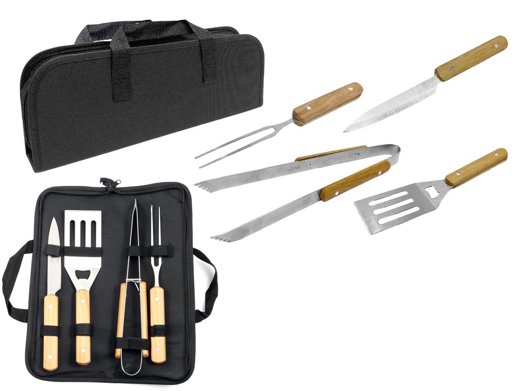 SET 5 UTENSILIOS P/BARBACOA ACER-MAD BISTRO C/ESTUCHE MAYS 741-00448