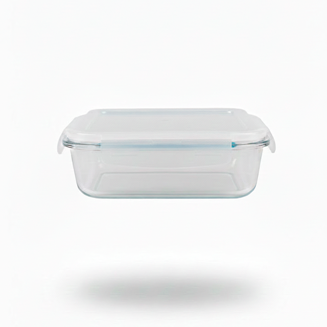 TOPER/RECIPIENTE VID RECT 1040 ML C/T PLAS CASAMAS 1045