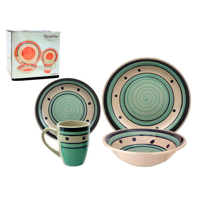 VAJILLA CERA COL SURT 16 PZ ROYAL 705-1420764