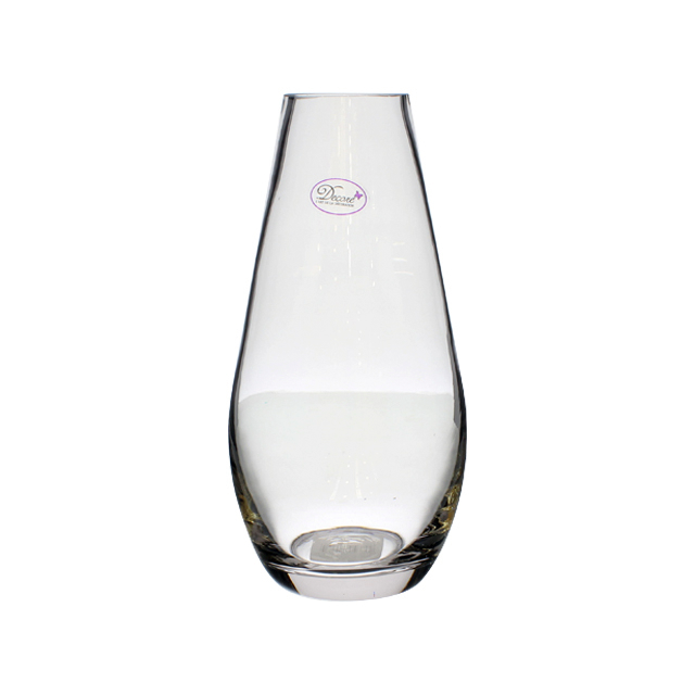 FLORERO VID 25 CM LISO TRANS DECORE 714-04370