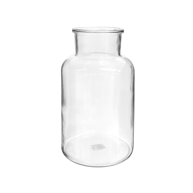 FLORERO VID 26 CM LISO TRANS DECORE MAYS 714-02334