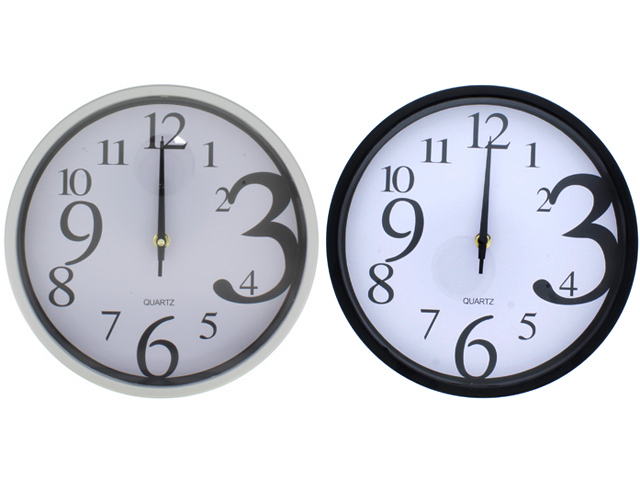 RELOJ PARED 25X25 CM LISO PLAT TIMES TOWER MAYS 602-23680
