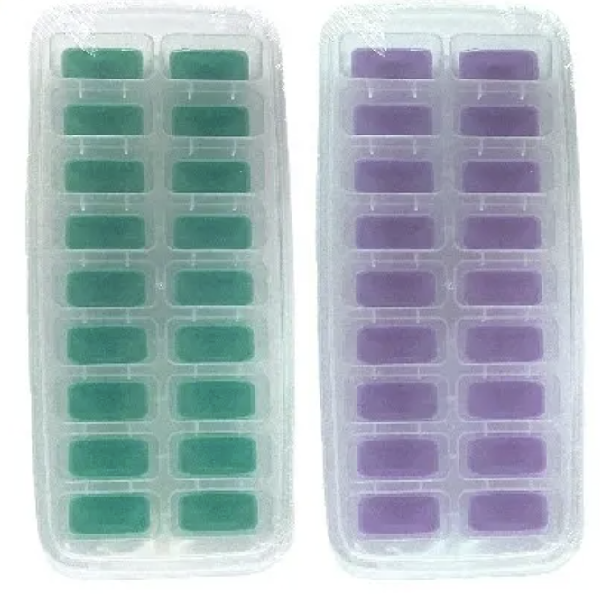 CUBETA PLAS P/HIELO 18 DIV AQ/BL LILA/BL WINDROSE MAYS 723-13904