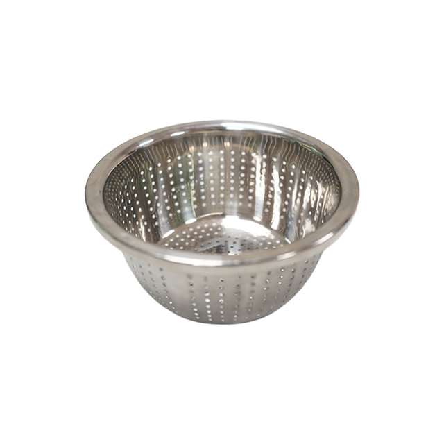 HUACAL COLADOR METAL 20 CM ORI/VOLTEADA SS-SGP20/SGD20