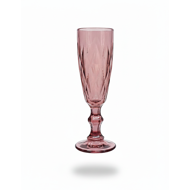 COPA VID LABRADO 6 OZ CHAMPAGNE ROMBO ROSA GIGI