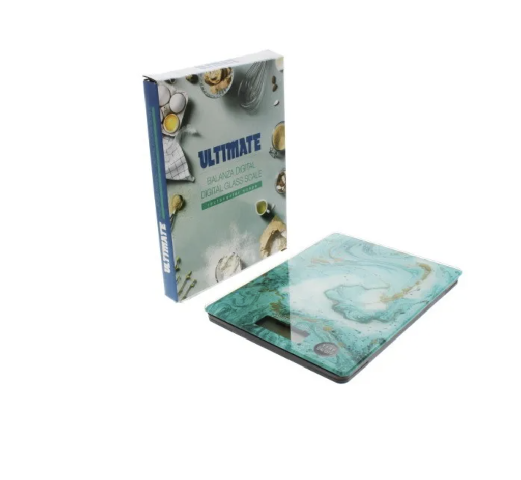 BASCULA/PESA DIGITAL P/ALIMENTOS 20X15 CM VID/TEMPLADO MAYS 739-03346