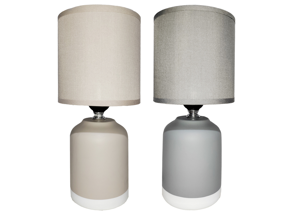 LAMPARA MESA CERA/TELA 10.5" DECORE MAYS 604-05657