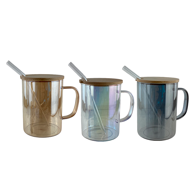 TAZA VIDRIO C/ CARRIZO 450 ML LIFE ART 750-38913