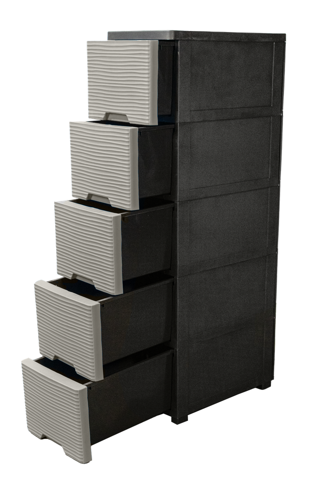 GAVETERO PLAS COMPACTO 5 GAV 26X40X110.6 CM BEIGE TINY SANCHIA
