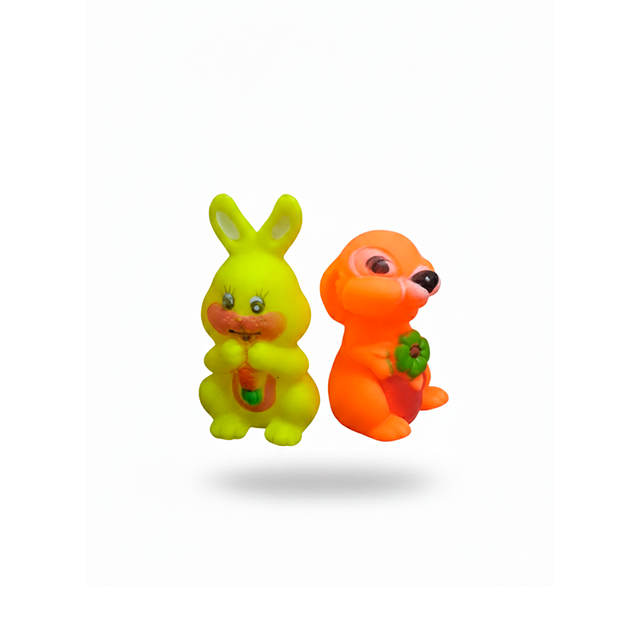 SET 2 PILLONES ANIMALES HULE BOL 10064
