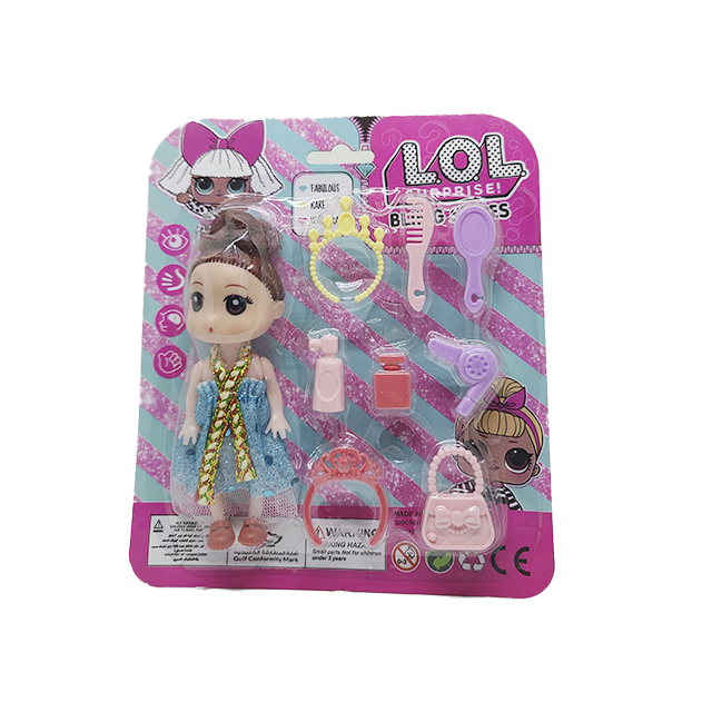 SET MUÑECA 11 CM APROX C/ACCESORIOS LOL CJ-2310779
