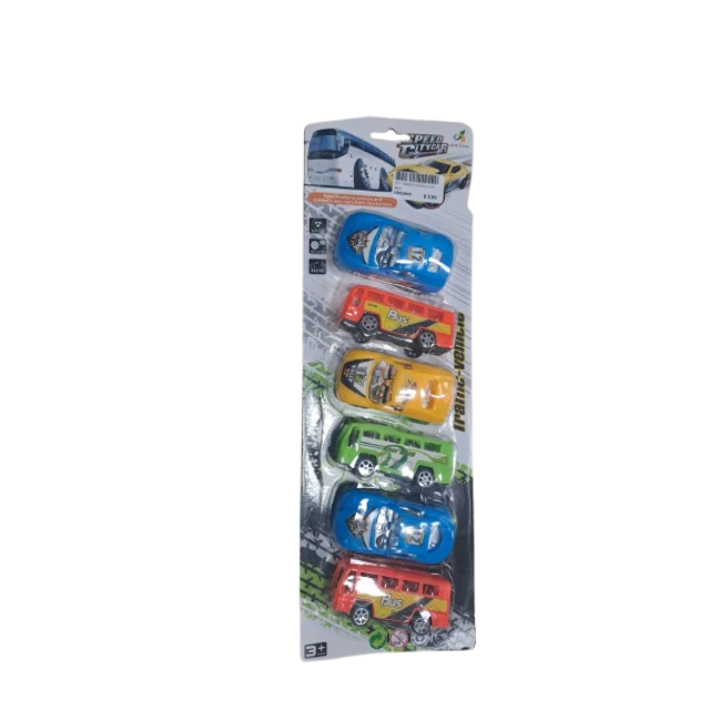 SET CARROS+BUSES 6 UN BLIS CJ-1122942/55B2