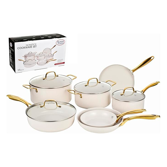 BATERIA COCINA ANTIAD 11 PZ ALPINE CUISINE AIKCWS-5