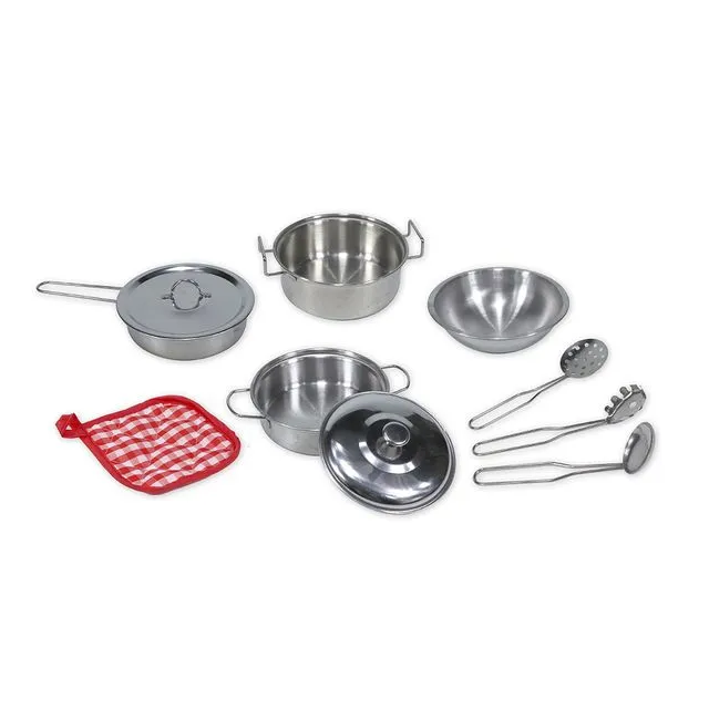 SET COCINA METAL 10 PZ CAJ 45285/34021