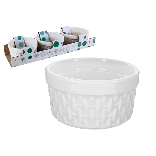 [15012537] ENSALADERA 3PZAS 160ML PORCE LIFE ART 705-05732