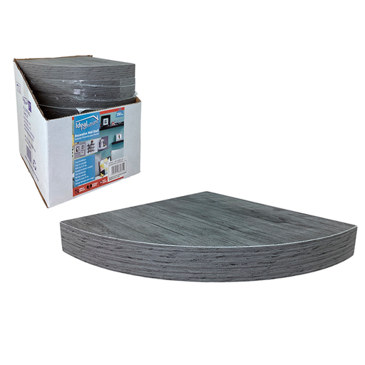[15012517] ESTANTE PVC D/ESQUINA P/PARED 25X25X3.8CM IDEAL FURNITURE 856-DR148961G