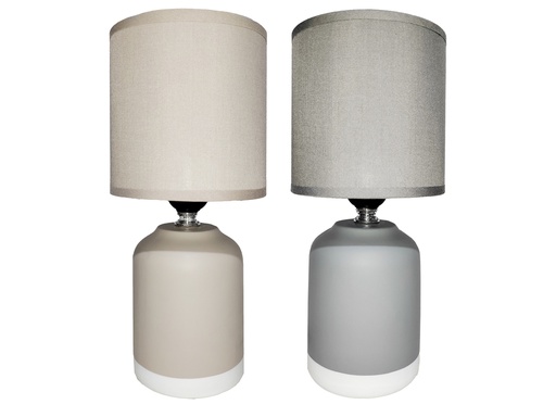 [15012616] LAMPARA MESA CERA/TELA 10.5" DECORE MAYS 604-05657