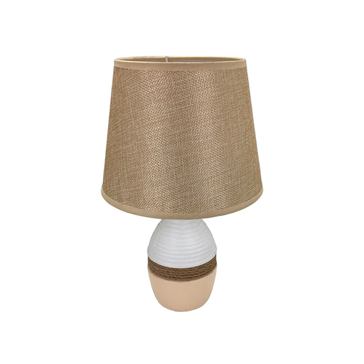 [15012447] LAMPARA MESA CERA/TELA 31.5 CM DECORE MAYS 604-01362