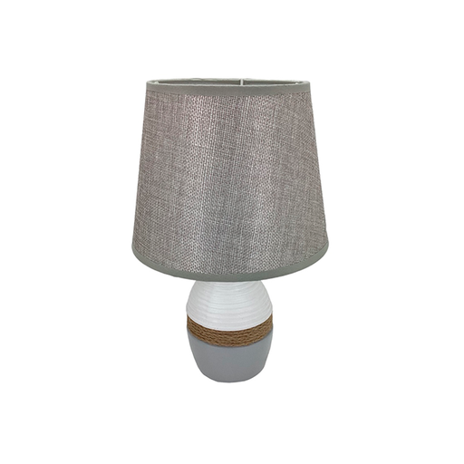 [15012446] LAMPARA MESA CERA/TELA 31.5 CM DECORE MAYS 604-01363A