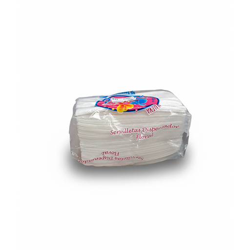 [15012279] SERVILLETA DISPENSADOR FLORAL 80 UN