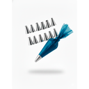 SET 20 PZ UTENSILIOS ACER/PP P/REPOSTERIA 22.5X15.4 CM BISTRO MAYS 739-36680