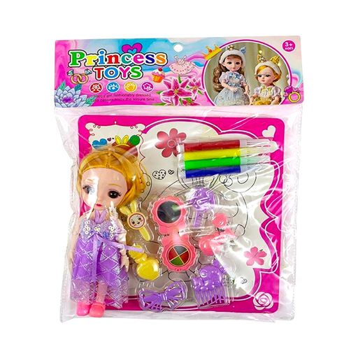 [15012781] SET MUÑECA+TABLERO P/PINTAR C/ACCESORIOS 2022/10149
