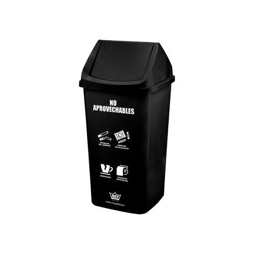 [15012855] CONTENEDOR URBANO/BASURERO PLAS #80 75 LT C/T VAIVEN APROVECHABLES NG REYPLAST TCX037397