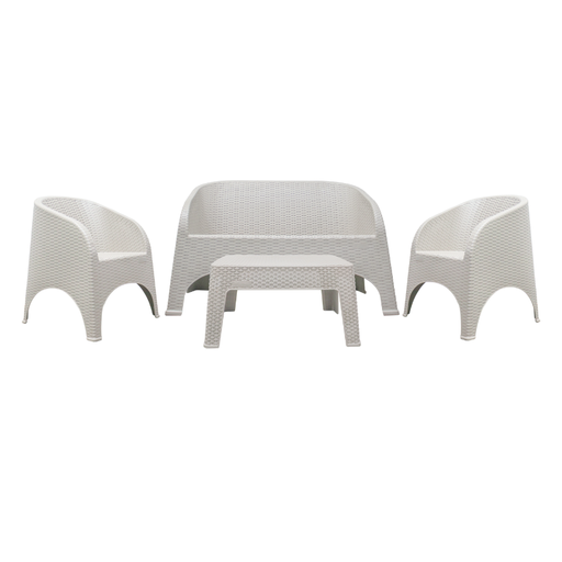 [15012968] SALA BISTRO FAMILIAR BEIGE 4 PZ SANCHIA