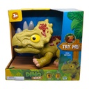 DINOSAURIO TRICERATOPS VD LUZ+SON 23X15X25 CM 45327/288259