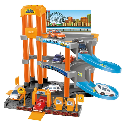 [15013061] SET PARQUEO C/ELEVADOR C/3 CARROS 38X30X7.50 CM CAJ 45242/36409